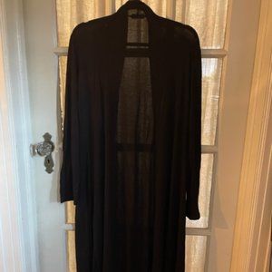 Women's Casual Long Open Front Drape Lightweight Duster